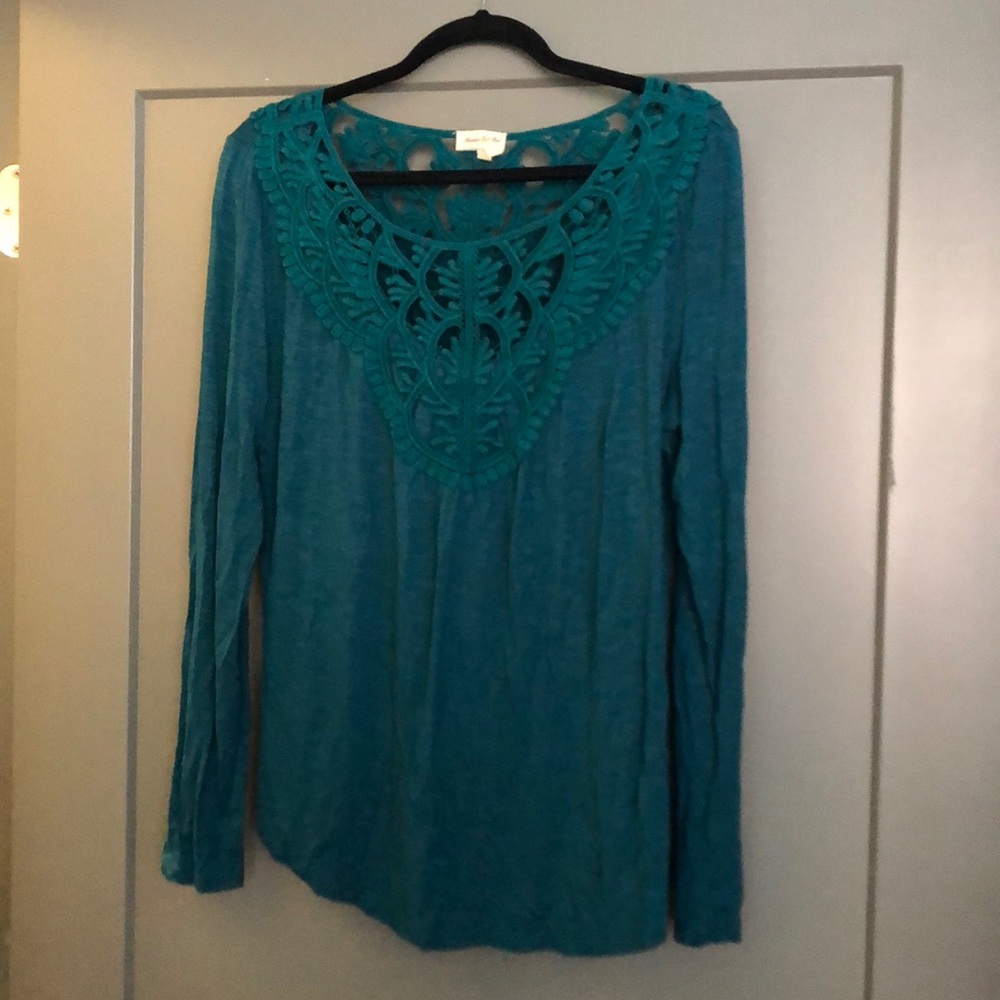 Anthropologie Long Sleeved Top